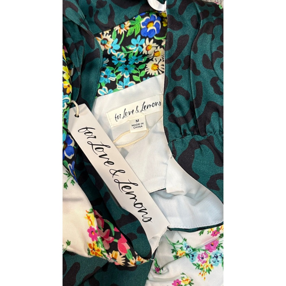 NWT For Love and Lemons Darlene Cutout Mini Dress (MSRP: $259) Size Medium - Picture 7 of 9